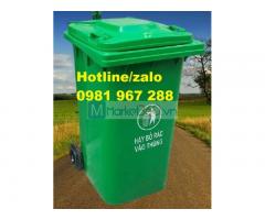 Thùng rác công nghiệp 360 lít ,thùng rác công cộng 360L
