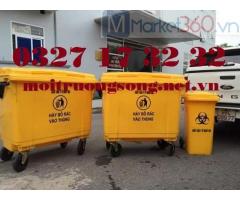 Cung cấp các loại thùng rác y tế có logo theo tiêu chuẩn, thùng chứa rác Covid-19