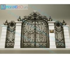 “Highlight” biệt thự cùng 27 mẫu cửa cổng biệt thự từ sắt uốn nghệ thuật