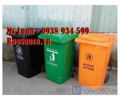 Thùng đựng rác công cộng 240l, thùng đựng rác thải y tế 240L