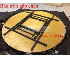 Bàn chữ nhật, bàn tròn kính xoay giá rẻ