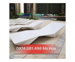 Ghế nằm hồ bơi, ghế nhựa composite gia cố sợi thủy tinh