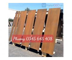 Bán thép corten và dung dịch hoạt hoá bề mặt thép corten