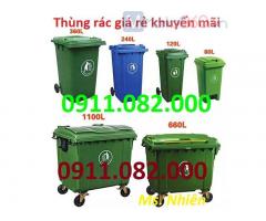 Thùng rác 15 lít 25 lít , thùng rác đạp chân, thùng rác 120L 240L giá rẻ-