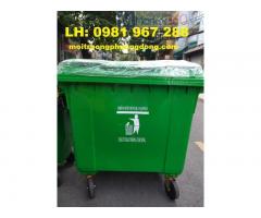 Giá xe thu gom rác 1100 lít tại Hà Nội