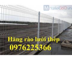Hàng rào lưới thép -Mẫu hàng rào lưới thép hàn mạ kẽm
