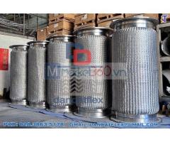 Khớp nối mềm inox dẫn hóa chất, khớp nối chống rung nối bích,khớp nối mềm inox chịu nhiệt,khớp nối mềm máy nén khí