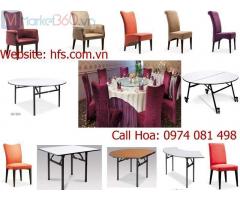 Bàn ghế banquet, bàn oblong, bàn IBM trong nhà hàng khách sạn