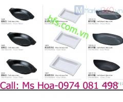 Bát đĩa melamine, bát đĩa lẩu nướng BBQ giá tốt nhất thị trường