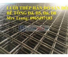 Lưới thép hàn D4, D5, D6, D8 đổ bê tông, đổ sàn, đổ mái