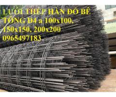 Lưới thép hàn D4 a 100x100, a200x200, a150x150. Hàng có sẵn