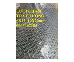 Gía lưới trát tường chống nứt hình quả trám, hình thoi ô 6x12, 10x20mm