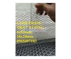 Gía lưới trát tường chống nứt hình quả trám, hình thoi ô 6x12, 10x20mm