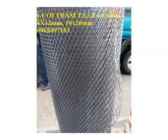 Gía lưới trát tường chống nứt hình quả trám, hình thoi ô 6x12, 10x20mm