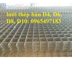 Lưới thép hàn D8 a 100x100, 200x200, 150x150