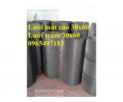 Lưới trám ô 30x60 dày 2mm, 3mm. Hàng sẵn tại kho Hà Nội