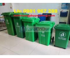 Ban thùng rác 100L công cộng giá rẻ