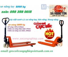 Xe nâng tay 2000 kg - Việt Xanh