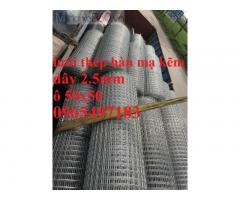 Lưới thép hàn 2 ly, 2.5ly , 3 ly , 4ly mạ kẽm ô vuông 50x50mm