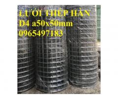 Lưới thép hàn 2 ly, 2.5ly , 3 ly , 4ly mạ kẽm ô vuông 50x50mm