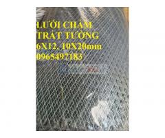 Lưới trám trát tường mắt 6x12, 10x20mm kích thước 1mx40m, 1mx60m