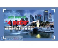 Bất ngờ về “4 điều” trong văn hóa doanh nghiệp của singapore
