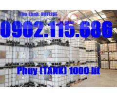 Tank nhựa 1000l, thùng nhựa 1000l, Bồn nhựa (tank nhựa) IBC 1000 lít