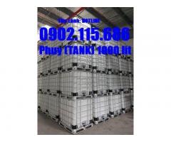 Tank nhựa 1000l, thùng nhựa 1000l, Bồn nhựa (tank nhựa) IBC 1000 lít