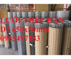 Lưới thép hàn ô vuông 50x50mm dạng cuộn . Hàng luôn có sẵn số lượng lớn tại Hà Nội