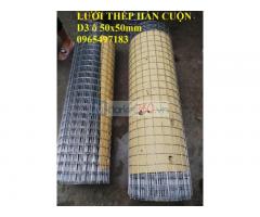 Lưới thép hàn ô vuông 50x50mm dạng cuộn . Hàng luôn có sẵn số lượng lớn tại Hà Nội