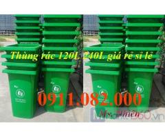 Sỉ thùng rác giá rẻ- thùng rác 120 lít 240 lít 660 lít giá sỉ tốt nhất miền tây-