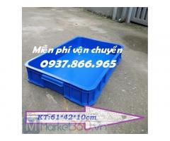Giá thùng nhựa cao 10, khay đặc đựng bánh trong là sản xuất, thùng nhựa, thùng HS 025