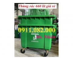 Cung cấp thùng rác 120L 240L 660L giá sỉ- thùng rác giá rẻ tại cần thơ-