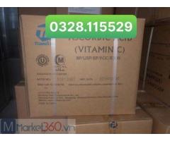 Nguyên liệu Vitamin C 99 (Ascorbic Acid) dùng trong thực phẩm, thú y, thuỷ sản