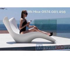 Ghế tắm nắng composite gia cường thủy tinh