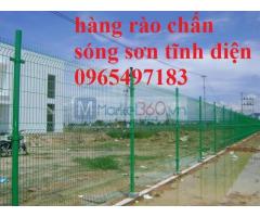 Lưới thép hàng rào sơn tĩnh điện, mạ kẽm kiểu dáng gập tam giác 2 đầu