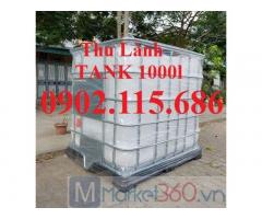 Bể chứa nước 1000l, tank nhựa IBC1000l, thùng nhựa 1000 l