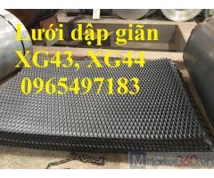 Lưới dập giãn XG43, xg44 dày 3mm, 4mm mắt lưới 22x50.8mm có sẵn