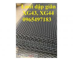 Lưới dập giãn XG43, xg44 dày 3mm, 4mm mắt lưới 22x50.8mm có sẵn