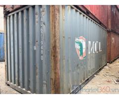Container 20 feet giá rẻ chuân đóng hàng quốc tế