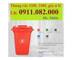 Cung cấp thùng rác giá rẻ- giảm giá thùng rác 120L 240l tại cần thơ-