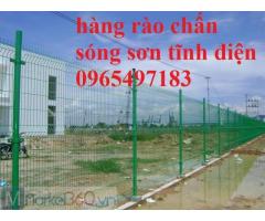 Hàng rào lưới thép -mẫu hàng rào lưới thép hàn mạ kẽm