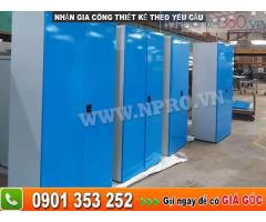 Tủ chứa đồ nghề vật tư 8 ngăn 2 cánh - Cao 1m8