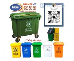 Thùng rác nhựa Bảo Sơn - Cam kết thùng rác nhựa giá rẻ, uy tín
