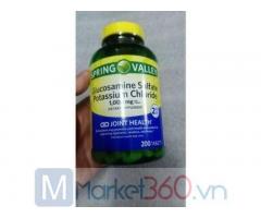 Viên uống bổ xương khớp Glucosamine 1000mg 200 viên Spring Valley TP0012 Mỹ