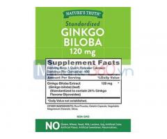 Viên uống bổ não Ginkgo Bilola bổ sung Bacopa 120mg 100 viên Nature Truth TP0025 Mỹ