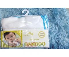Bộ 2 khăn tắm sữa lớn cho bé Bamboo P635 70cm x 75cm Mollis