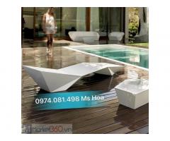 Ghế nhựa composite fiberglass, ghế hồ bơi cao cấp