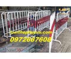 Sản xuất hàng rào di động, hàng rào barie, mẫu rào chắn đẹp tại TP HCM