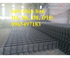 Lưới thép hàn D6 A 100X100, 150X150, 200X200 gía tốt tại Hà Nội